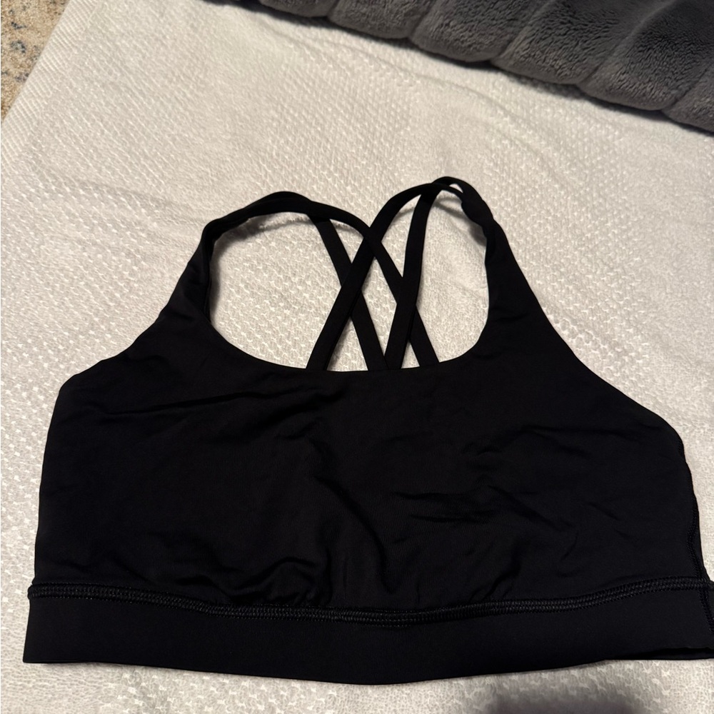 Black Women's Energy sports Bra